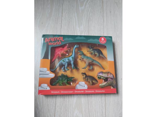 6x Animal World Dinosaurus speelset