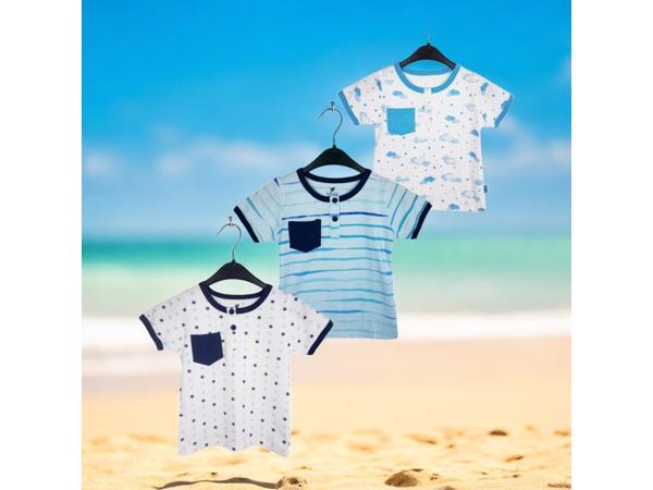 Set prijs Lullaby t-shirts  6-12 mnd 68/80 - 3stuks