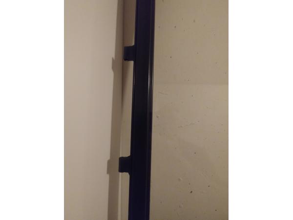 glazen binnendeur in metalen frame