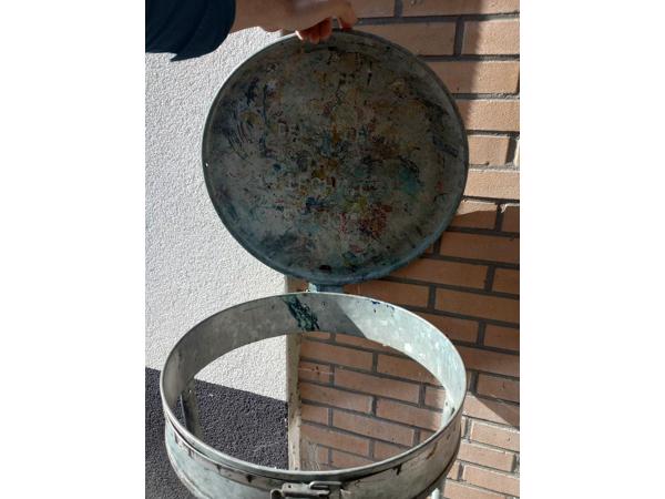 Metalen vuilniszakhouder