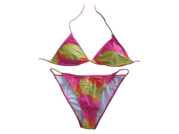 3 delig Bikini set roze geel XXL