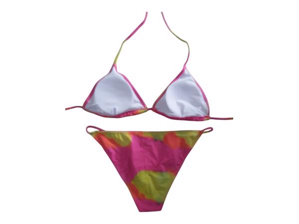 3 delig Bikini set roze geel XXL