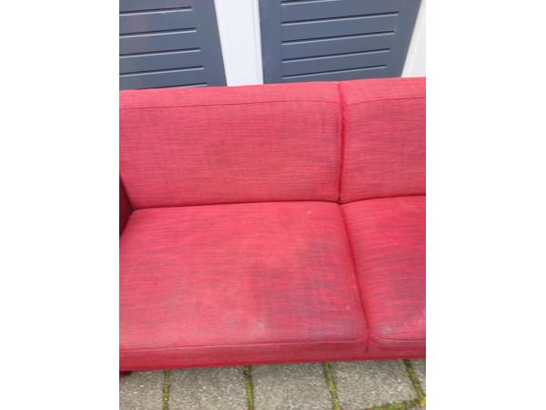 Rode bank 3 persoons