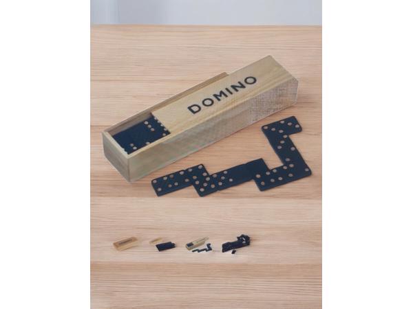 Klassieke Domino spel in houten doos bordspel