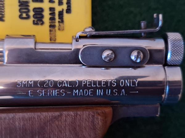 Sheridan E series .20 CO2 pistool (1 year edition)