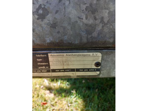 Te koop: Aanhangwagen met deksel afsluitbaar