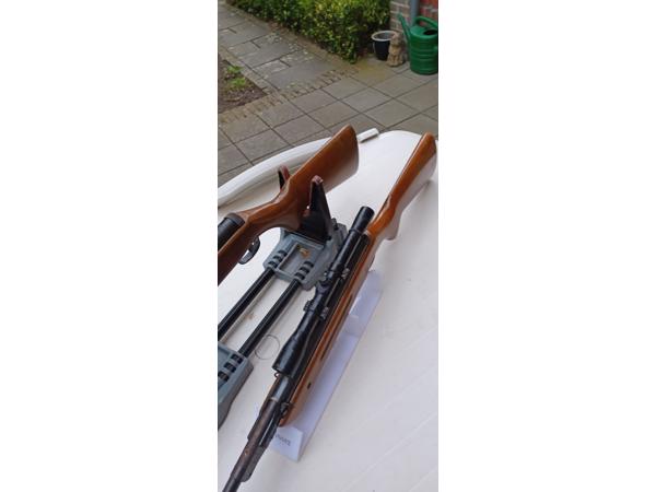 Te koop 2 luchtgeweren