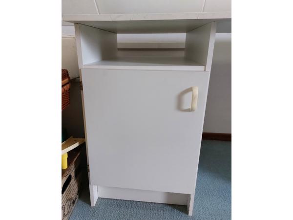 Bureau wit met bladhoogte van 72 cm