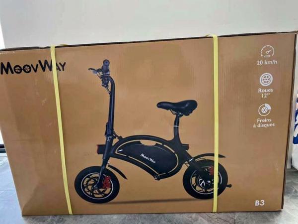 Moovway E-bike B3 - Elektrische fiets - Zwart
