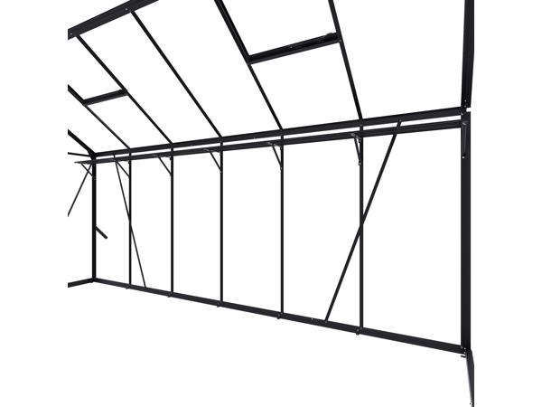 Tuinkas Kate IV zwart VG 3mm