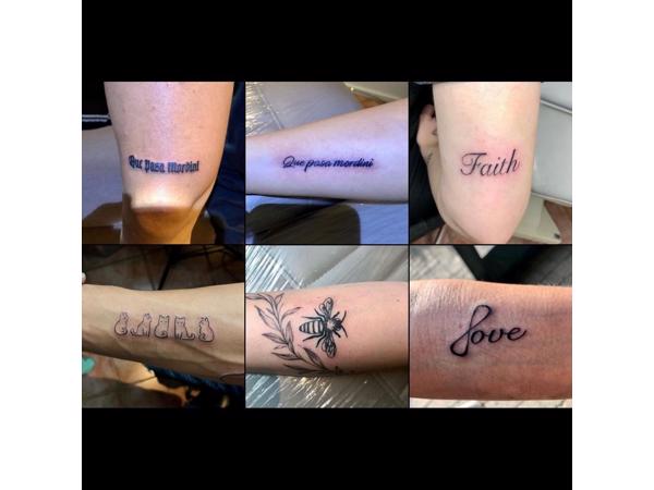 2 Small tattoos/ 2 Kleine tattoos 60 Euro