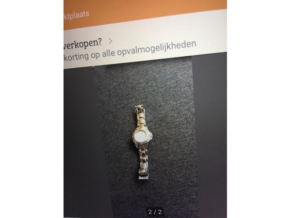 Guess klokje wit met extra bandje blauw 75-anderen 10