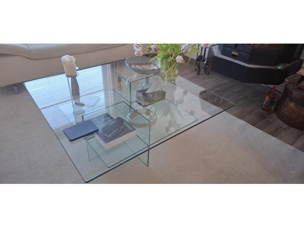 glazen salontafel