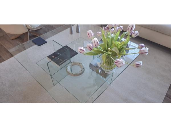 glazen salontafel