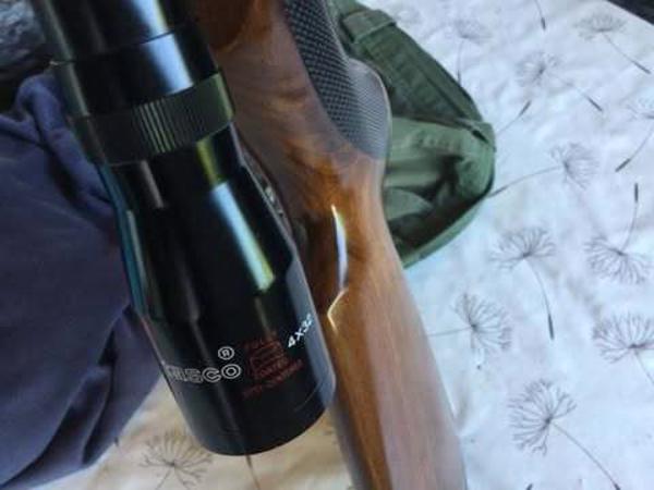 zeer mooie diana 50 4.5 mm met richt kijker