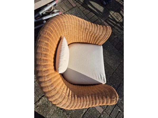 Ikea Nyhus rotan of rieten stoel of fauteuil