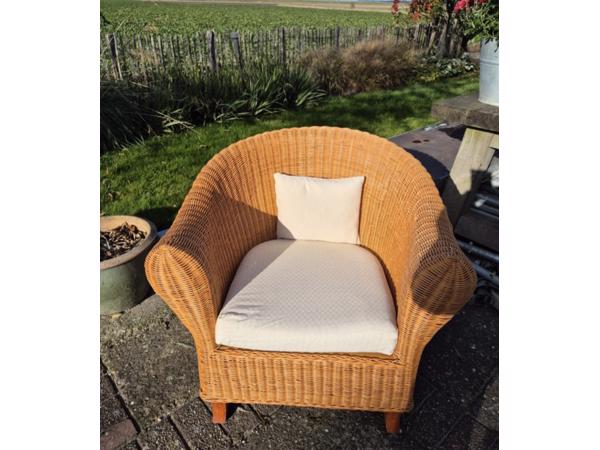 Ikea Nyhus rotan of rieten stoel of fauteuil