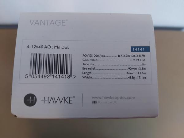 Hawke Vantage 4-12×40 ao
