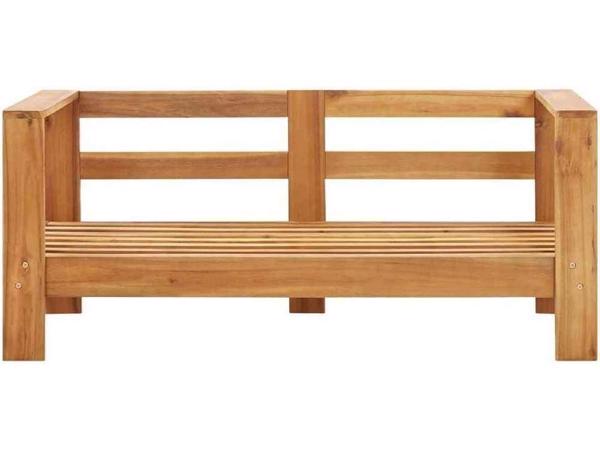 Outdoor sofa without cushions