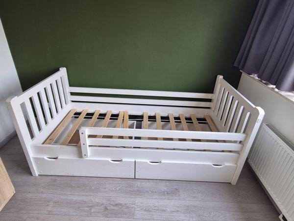 Wit Houten Kinderbed 90x200