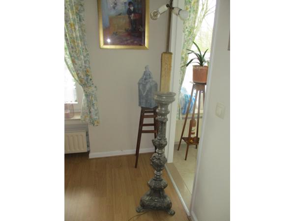 Kandelaar in Tin zonder Kap