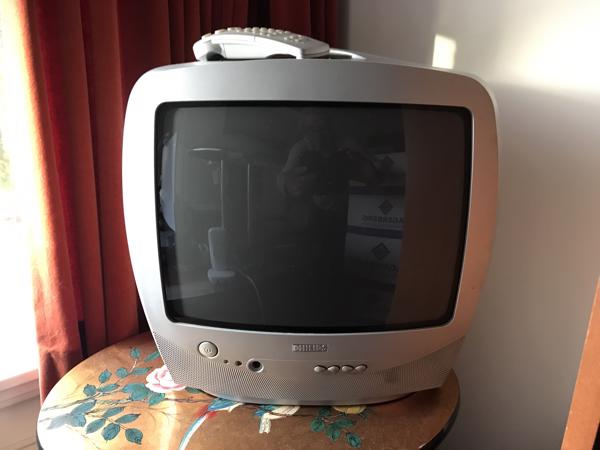 Vintage draagbare televisie