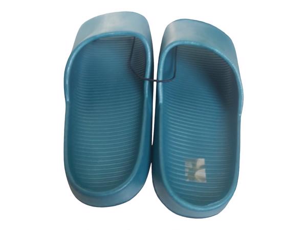 Heren slippers effen groen 42