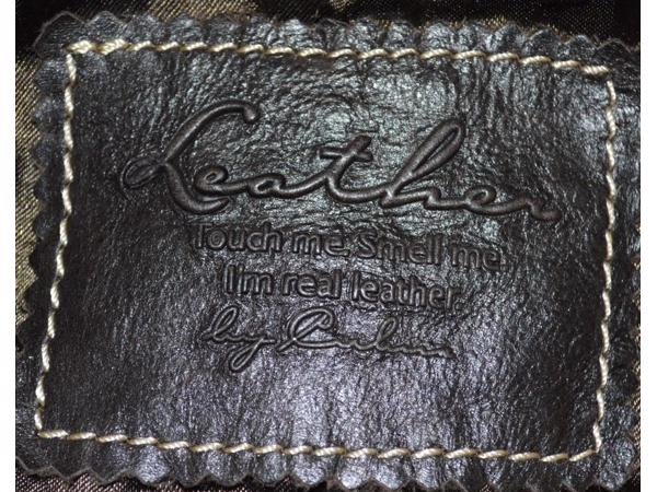 dames  leren jas- 40