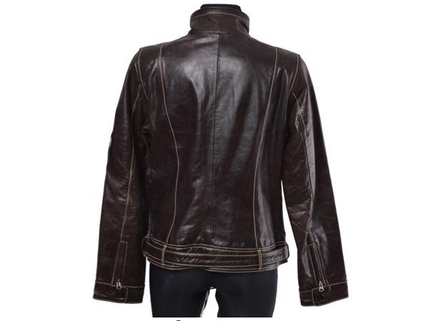 dames  leren jas- 40