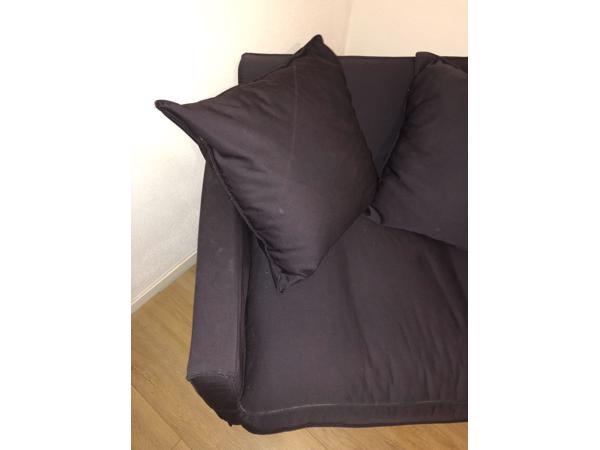 Donkerblauwe fauteuil