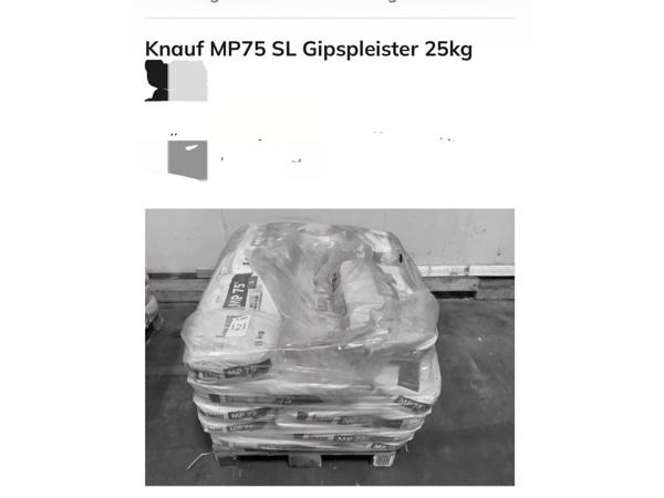 knauf mp75 sl gipspleister