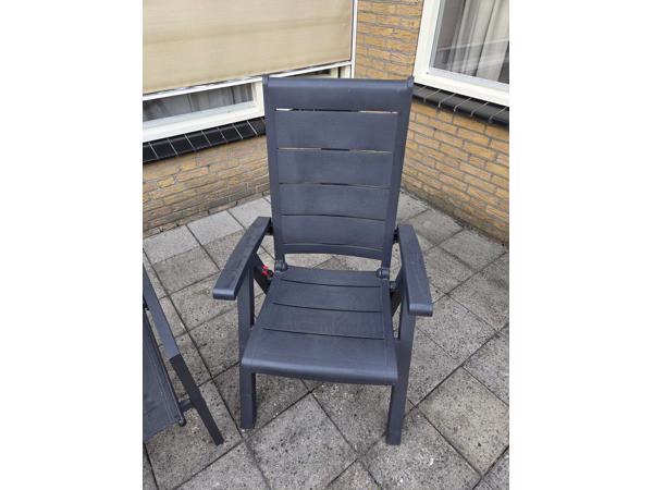 Set tuinstoelen en tuinbankje