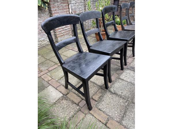 5 x houten stoel