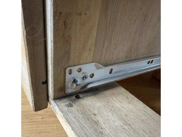 TV meubel whitewash afwerking