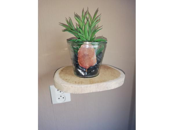 teak rack slide houten wand plank 18cm