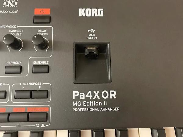 Korg Pa5X, Korg Pa4X, Korg Pa4X MG2 Edition, Korg Pa1000 MG