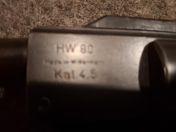 Weihrauch HW80 luchtbuks