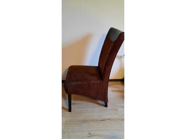 eetkamerstoel suede