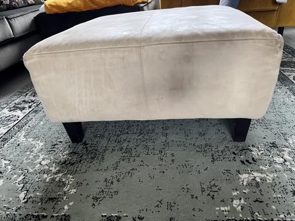 Hocker/poef leer