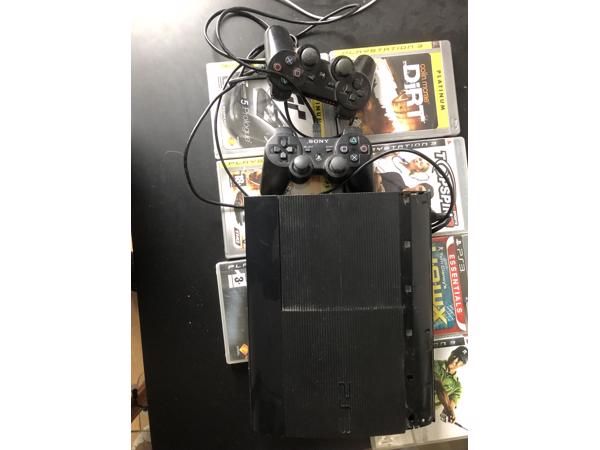 PlayStation 3 met 2 controlers en games