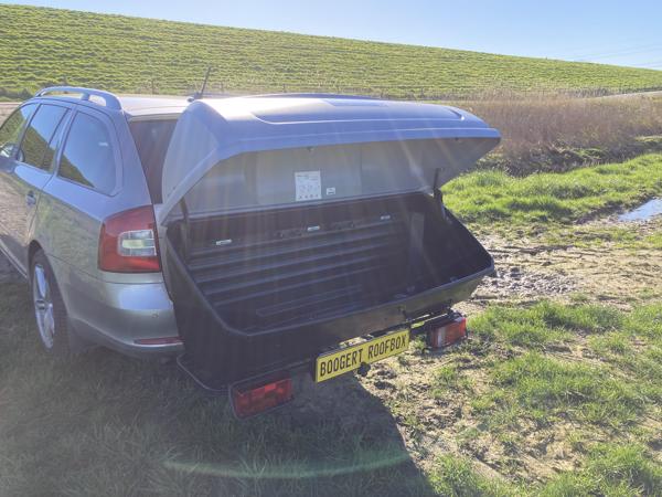 Trekhaakkoffer trekhaakbox 420 liter te huur