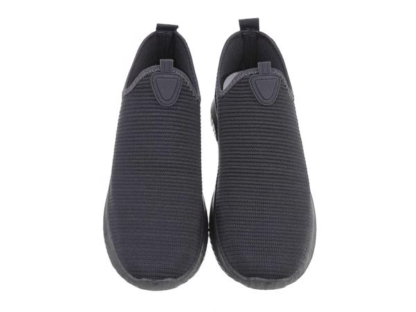 J107 Dames instap sneakers donkergrijs 43 (valt als 42)