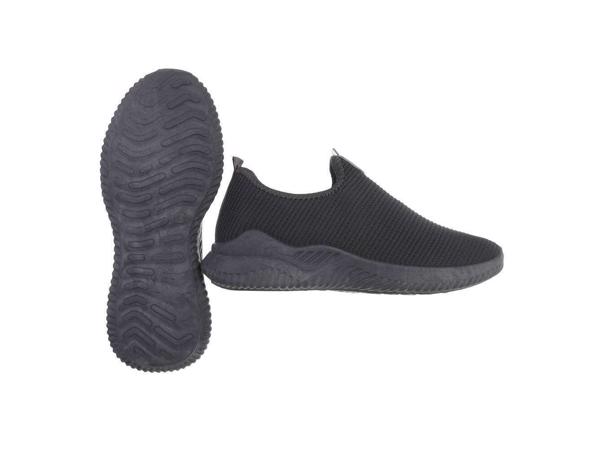 J107 Dames instap sneakers donkergrijs 43 (valt als 42)