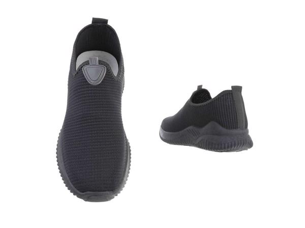 J107 Dames instap sneakers donkergrijs 43 (valt als 42)