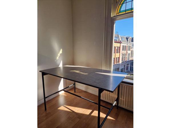 Eettafel 80x140 cm betonlook