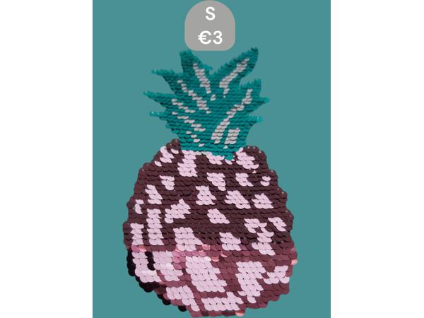 Glo-story t-shirt grijs love pineapple S