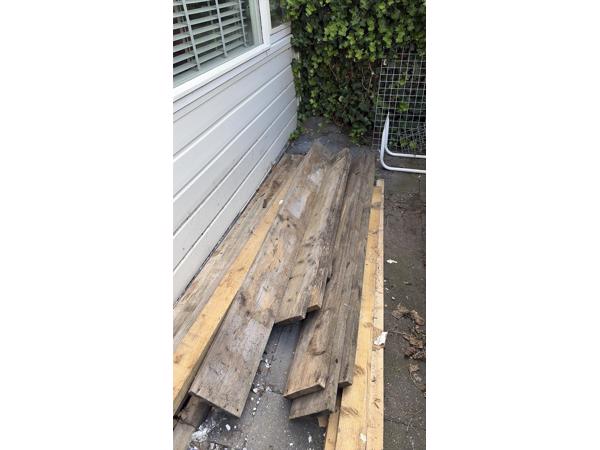 Potdeksel planken en steigerhouten planken