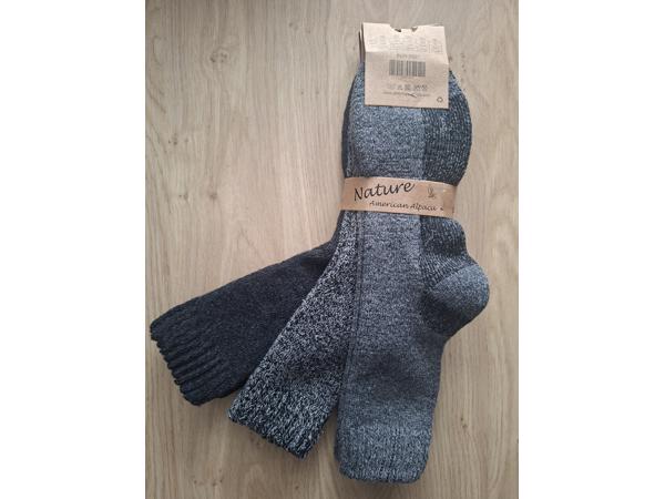 3 Paar Dikke Alpaca Wollen Sokken Maat 41-47