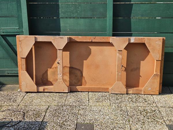 Uitklapbare tafel (205 x 80 x 75 cm)