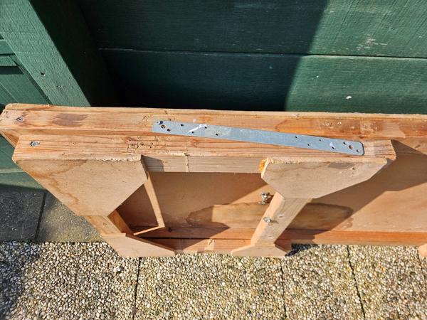 Uitklapbare tafel (205 x 80 x 75 cm)